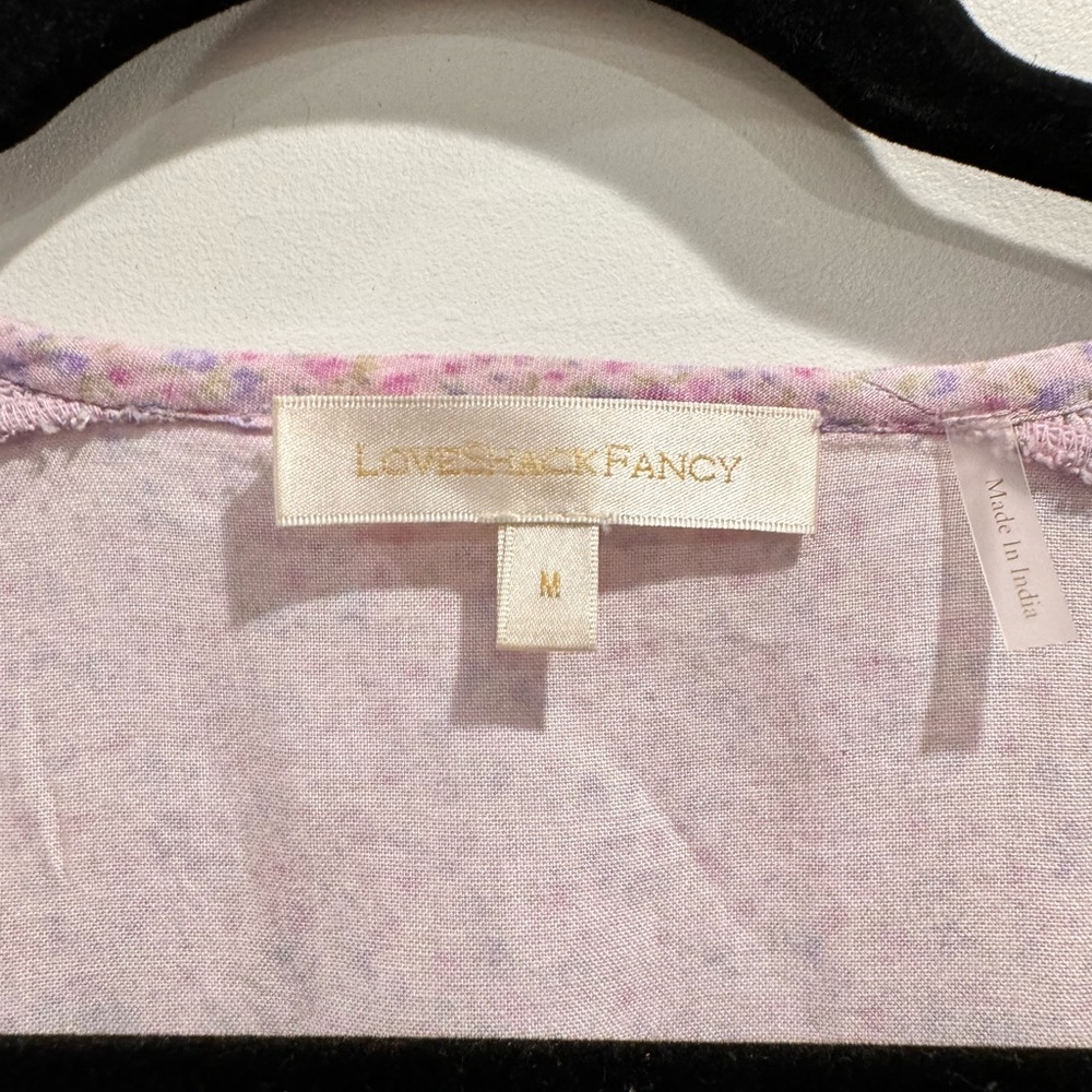 Loveshackfancy purple floral Toto mini dress - Picture 5 of 7